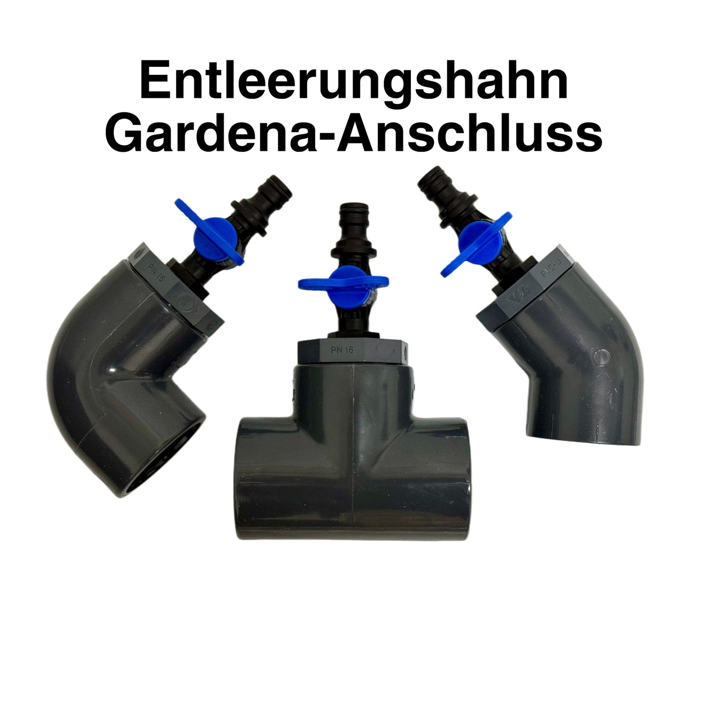 Entleerungshahn Gardena-Anschluss - Poolteg Shop