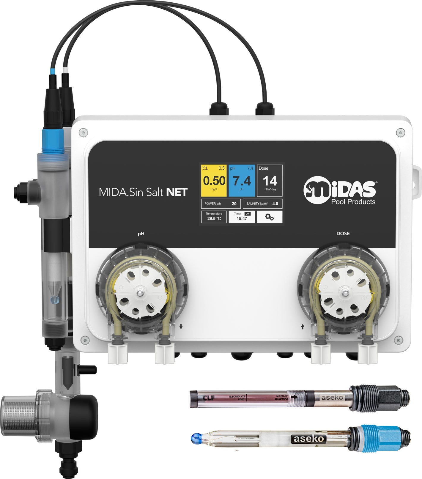 Mida Sin Salt Net pH/freies Chlor