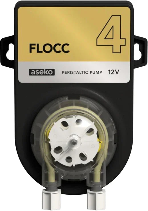Dosierschlauchpumpe Flocc 3,6 l/h (12 V) / 7,2 l/h (24 V)