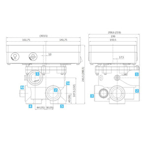 BADU Omnitronic automatische Rückspülung R 41/3 A 1 1/2" Rückspülautomatik