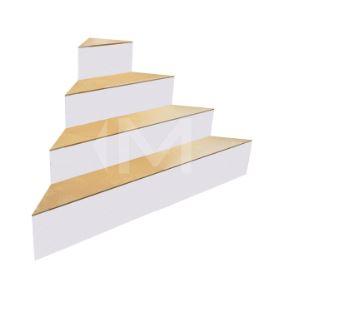 EPS Ecktreppe 45° für Poolbau Schwimmbadbau Folienverlegung - Poolteg Shop
