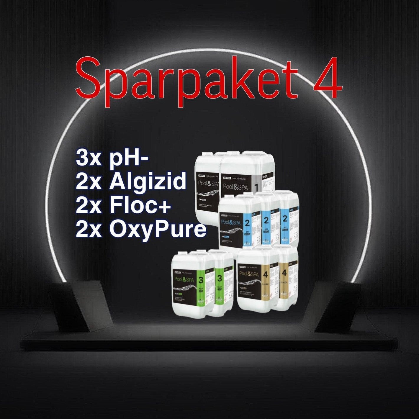 Pool-Chemie Wasseraufbereitung Sparpaket 4 - Poolteg Shop